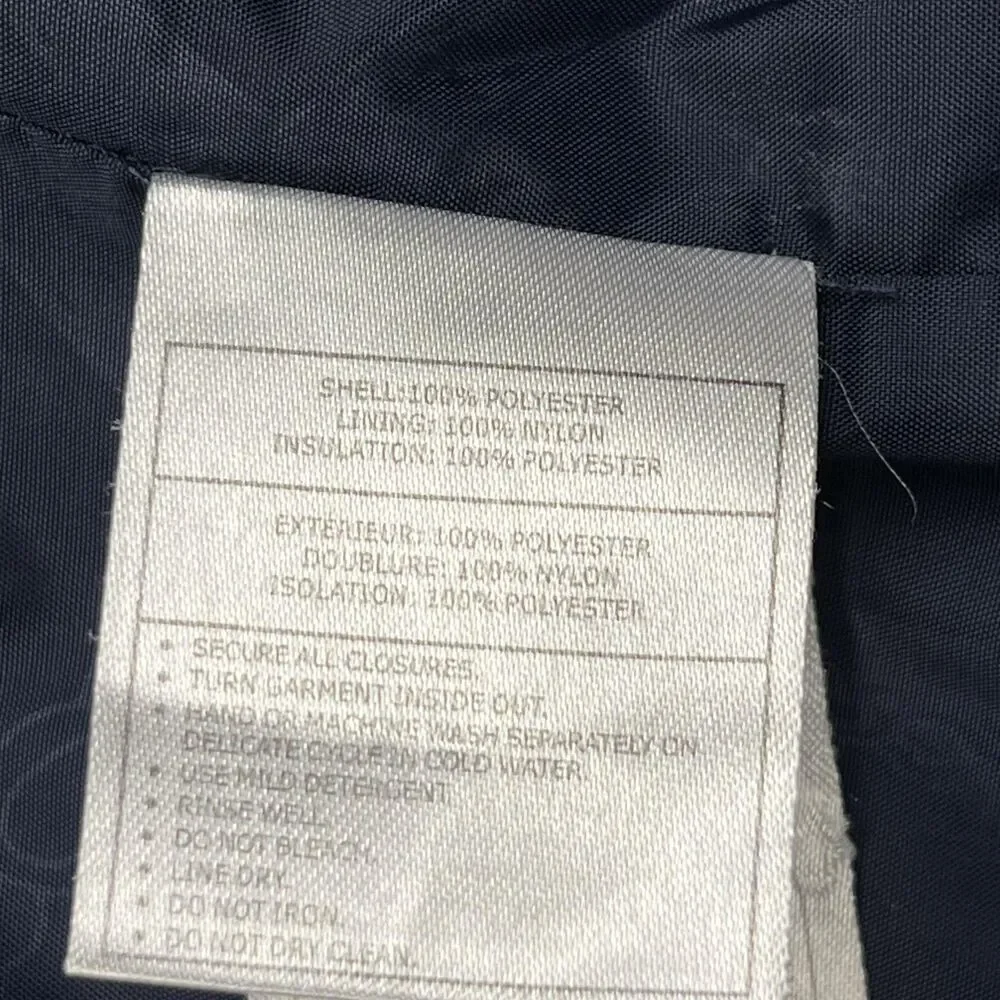 Ariat Girls 8 Navy Quilted Insulated Vest Western Equestrian Ranch Outdoor